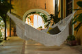 Mayan Legacy Ivory Cascade Hand-Woven Mexican Hammock - King