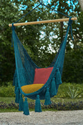 Deluxe Extra Large Mexican Hammock Swing Chair - Bondi Colour, Double Weave, Hand Woven - SuperSaverAU - view 1