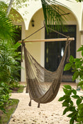 Mayan Legacy Extra Large Outdoor Cotton Mexican Hammock Chair - Cedar Colour - SuperSaverAU - view 2