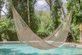 Mayan Legacy Queen Size Super Nylon Hammock - Weather-Resistant, UV-Protected, Cream - SuperSaverAU - view 2