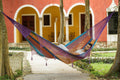 Mayan Legacy King Size Hammock - Handwoven Cotton with Crocheted Tassels - SuperSaverAU - view 1