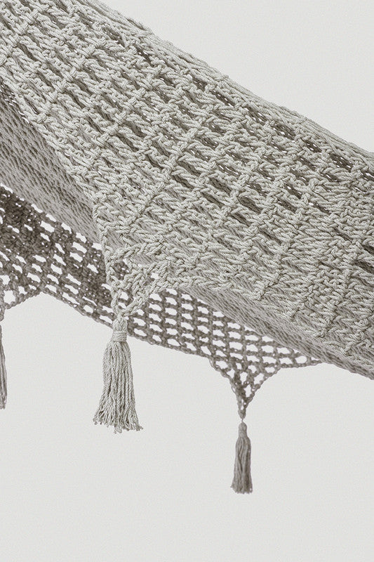 Mayan Legacy Queen Size Hammock - Hand Woven Cotton with Crocheted Tassels - SuperSaverAU - view 2