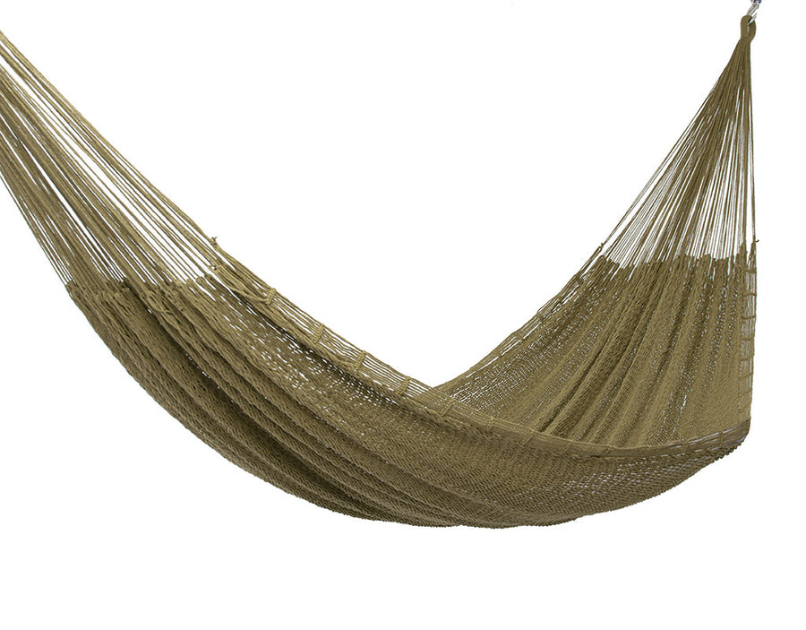Mayan Legacy King Size Outdoor Cotton Hammock Cedar - 250kg Capacity, Free Shipping - SuperSaverAU - view 1