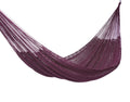 Mayan Legacy King Size Outdoor Cotton Hammock Maroon - 250kg Capacity, Free Shipping - SuperSaverAU - view 2