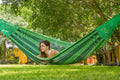 Mayan Legacy Queen Size Outdoor Cotton Hammock - Jardin Colour, Free Shipping - SuperSaverAU - view 2
