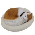 Sleepy Tails Ginger Cat - Breathing Plush Pet 25cmL x 10cmH x 30cmW, Ages 3+ - SuperSaverAU - view 1