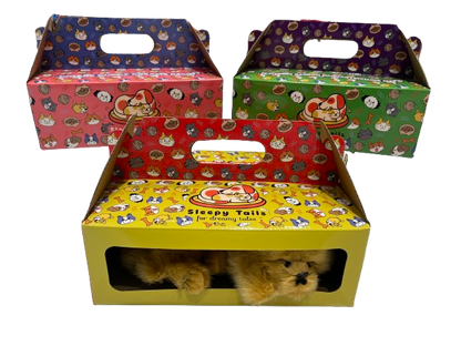 Sleepy Tails - Mother and Baby - Golden Retriever