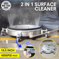 Premium 16.5 Inch 2 in 1 Surface Cleaner and Undercarriage Washer 4000PSI