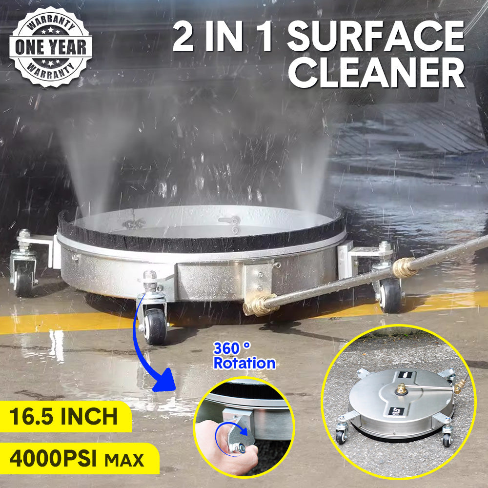 Premium 16.5 Inch 2 in 1 Surface Cleaner and Undercarriage Washer 4000PSI