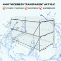 Alston 2-Tier Acrylic Bakery Display Case – Transparent 225 x 485 x 330mm