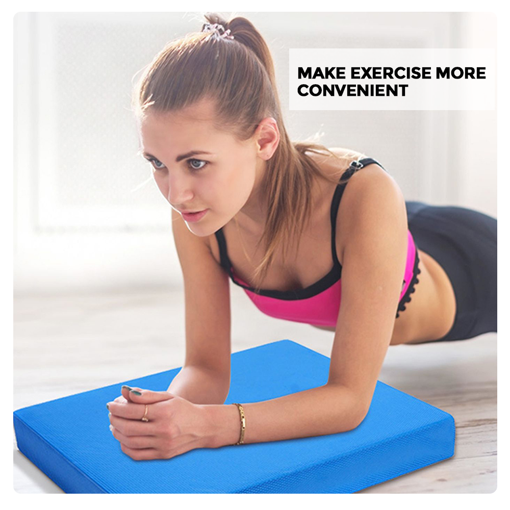 Premium Blue Non-Slip Balance Foam Pad for Fitness & Therapy