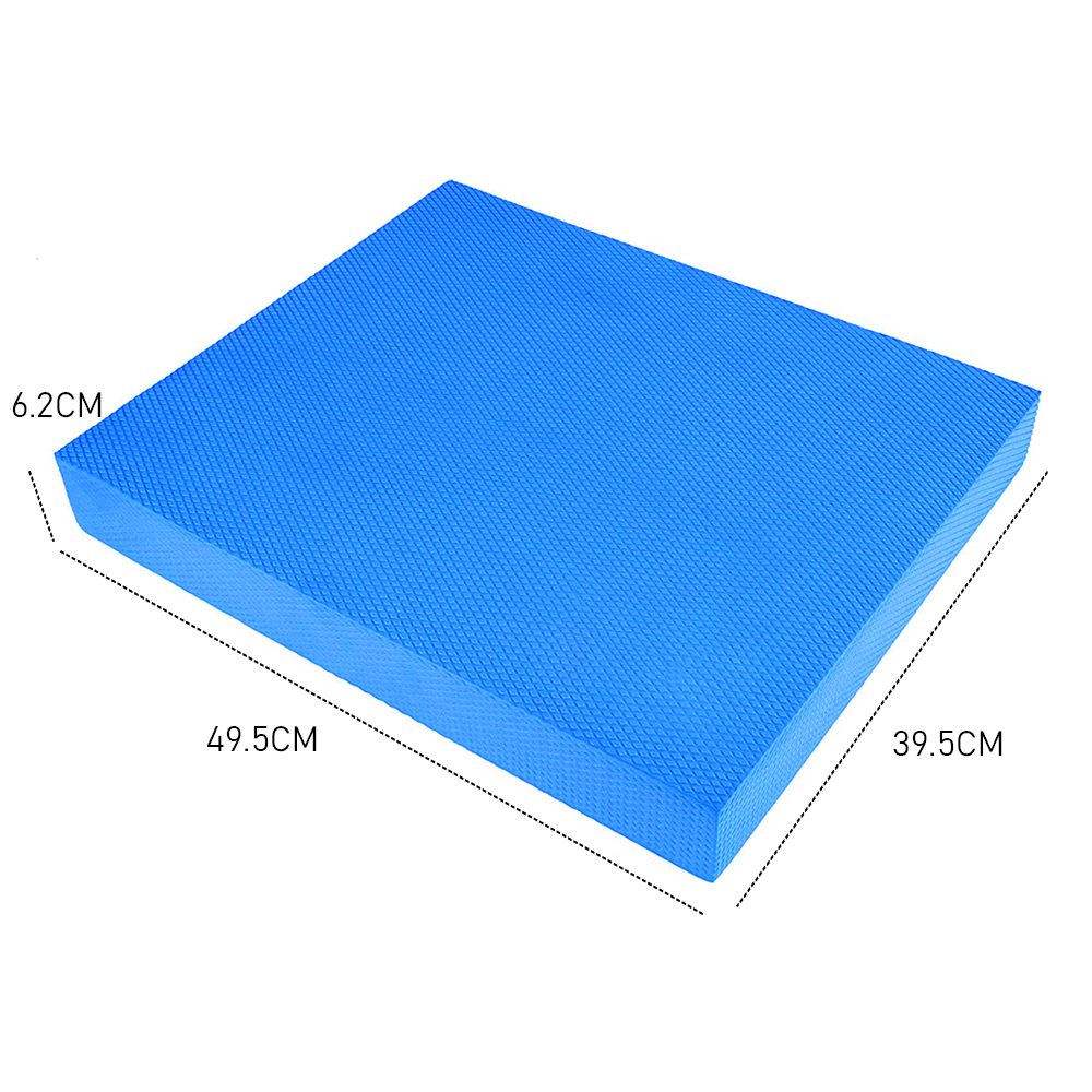 Premium Blue Non-Slip Balance Foam Pad for Fitness & Therapy