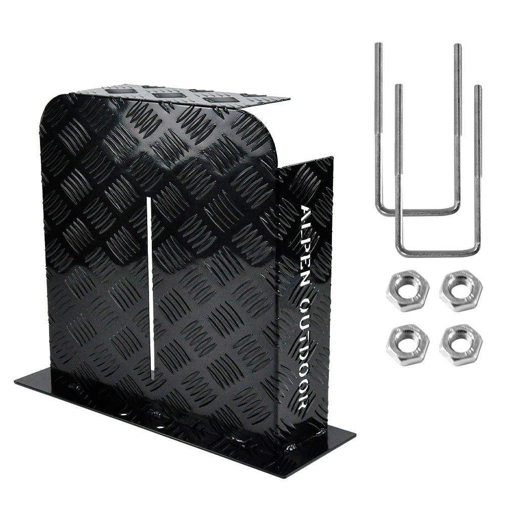 Alpen Outdoor Aluminium Diesel Tank Base Mount - Black, 10L/15L