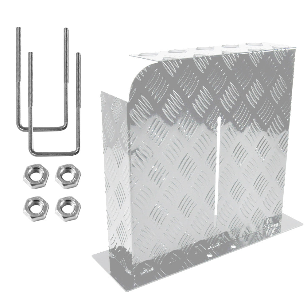 Alpen Outdoor 2mm Aluminium Diesel Heater Fuel Tank Cover - Left Side Silver