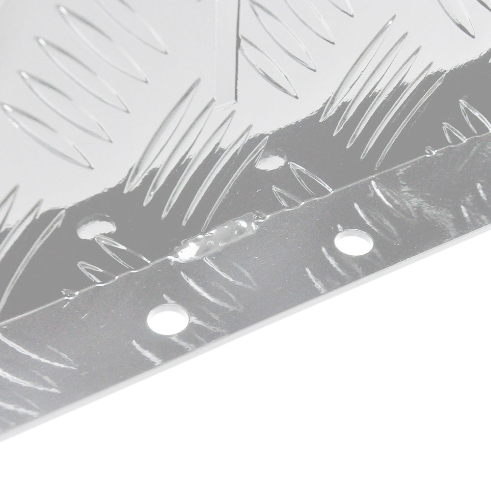 Alpen Outdoor 2mm Aluminium Diesel Heater Fuel Tank Cover - Left Side Silver