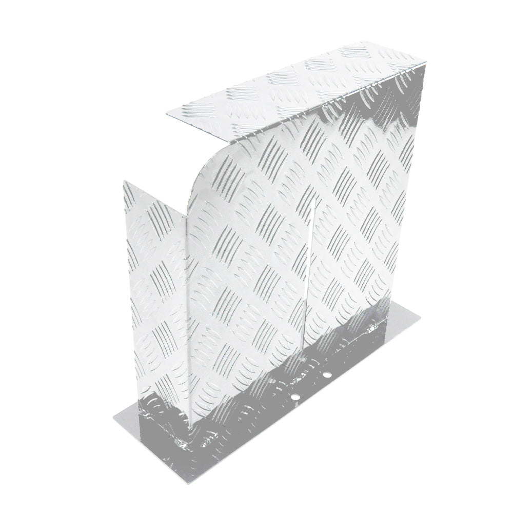 Alpen Outdoor 2mm Aluminium Diesel Heater Fuel Tank Cover - Left Side Silver