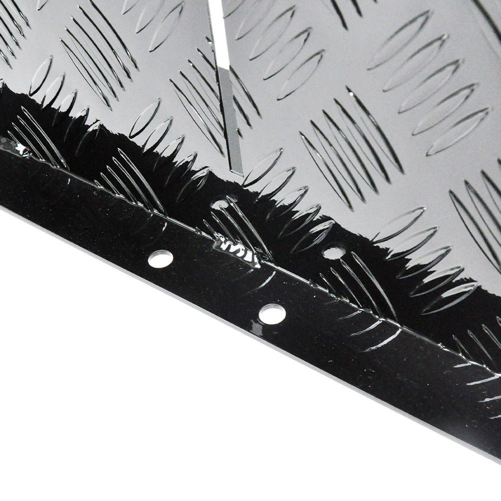 Alpen Outdoor 2mm Aluminium Diesel Heater Fuel Tank Cover - Right Side Black