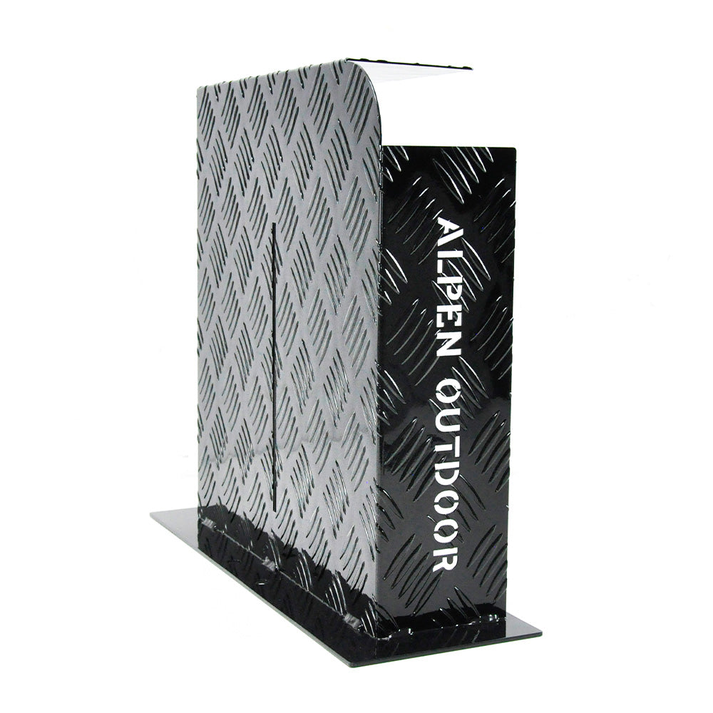 Alpen Outdoor 2mm Aluminium Diesel Heater Fuel Tank Cover - Right Side Black
