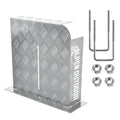 Alpen Outdoor 2mm Aluminium Diesel Heater Fuel Tank Cover - Right Side Silver