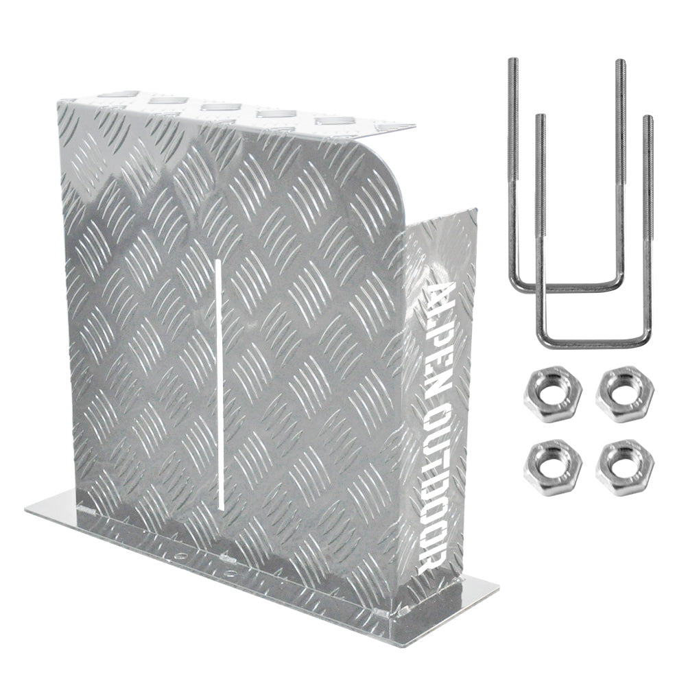 Alpen Outdoor 2mm Aluminium Diesel Heater Fuel Tank Cover - Right Side Silver