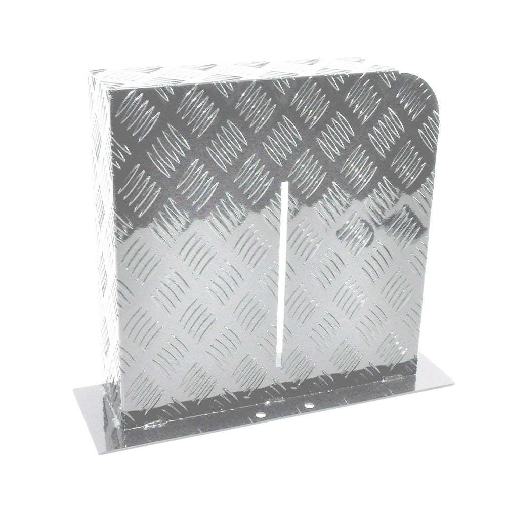 Alpen Outdoor 2mm Aluminium Diesel Heater Fuel Tank Cover - Right Side Silver
