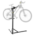 Premium 360° Rotating Bike Repair Rack with Tool Tray - 40-63in