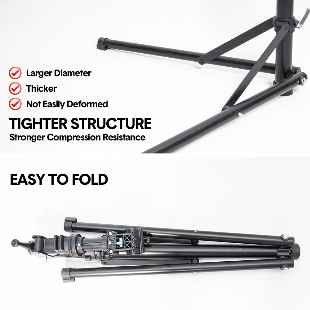 Premium 360° Rotating Bike Repair Rack with Tool Tray - 40-63in