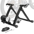 Premium Black Magnetic Indoor Bike Trainer Stand with 6-Level Resistance