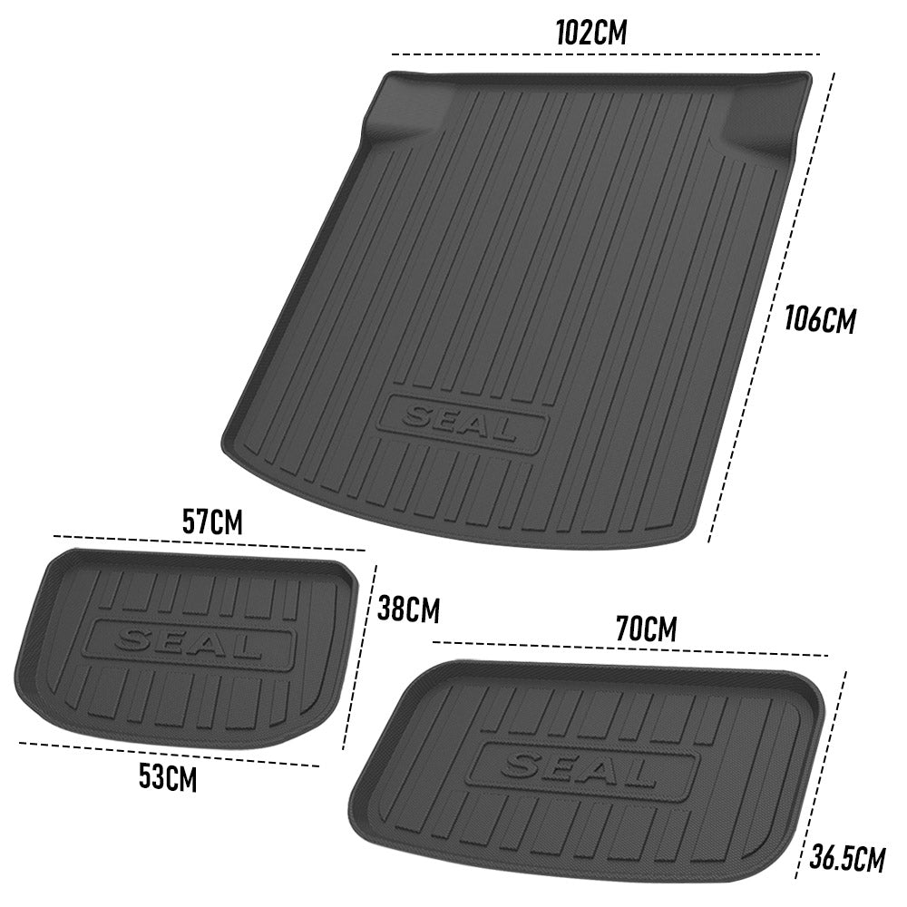 Premium BYD Seal 2022-2023 TPE Boot Protector Cargo Liner Set