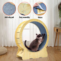 Premium Cat Running Wheel Ultra-Quiet Treadmill with Safety Latch