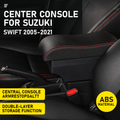 Premium Black Suzuki Swift 2005-2021 Centre Console Armrest Box