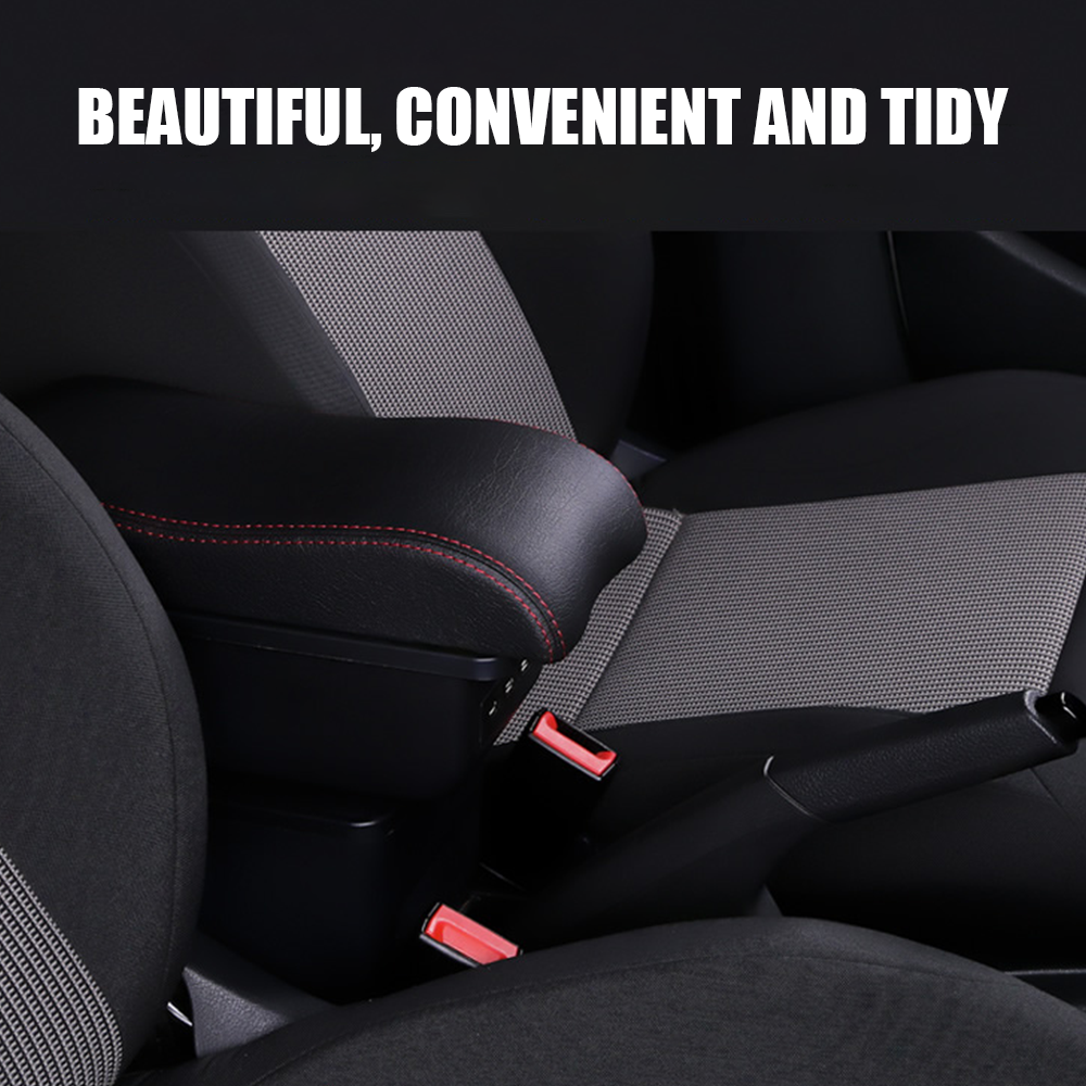Premium Black Suzuki Swift 2005-2021 Centre Console Armrest Box