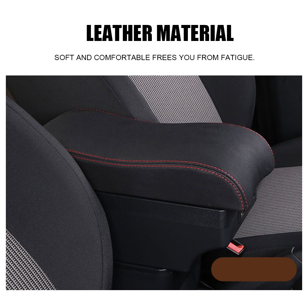 Premium Black Suzuki Swift 2005-2021 Centre Console Armrest Box