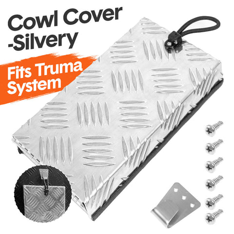 Premium Truma Water Heater Silver Aluminium Cowl Cover 27.5cm