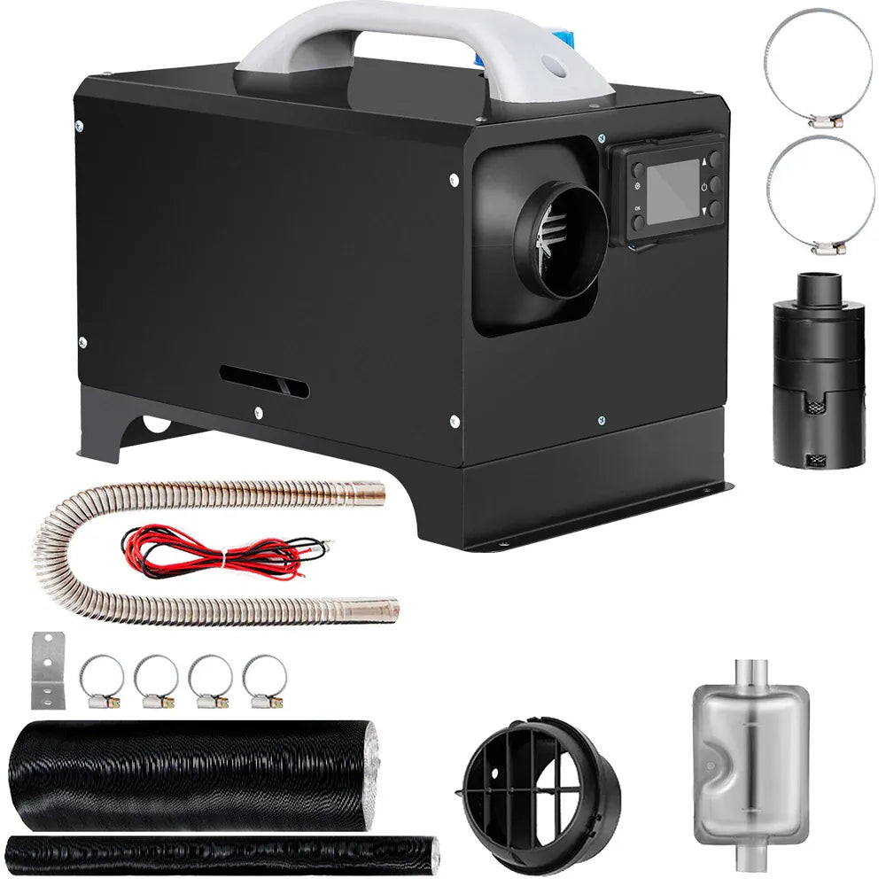 Premium 12V 8KW Diesel Air Heater with LCD & Remote