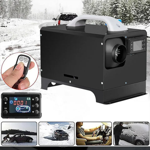 Premium 12V 8KW Diesel Air Heater with LCD & Remote