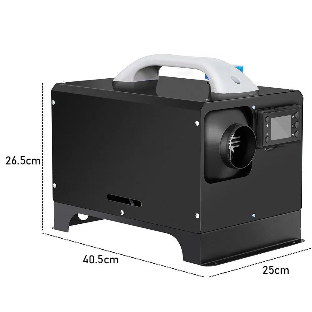 Premium 12V 8KW Diesel Air Heater with LCD & Remote