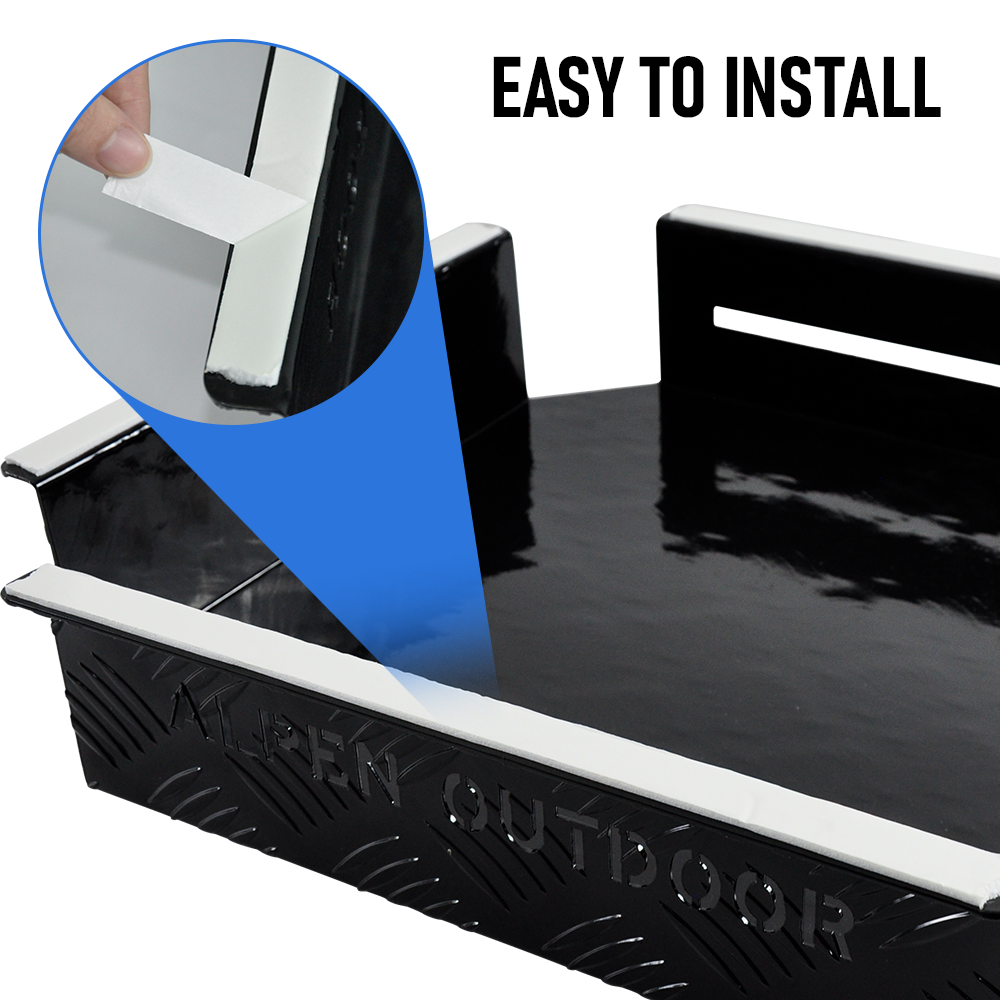 Premium Aluminium Diesel Heater Tank Cover - Black, 10L/15L