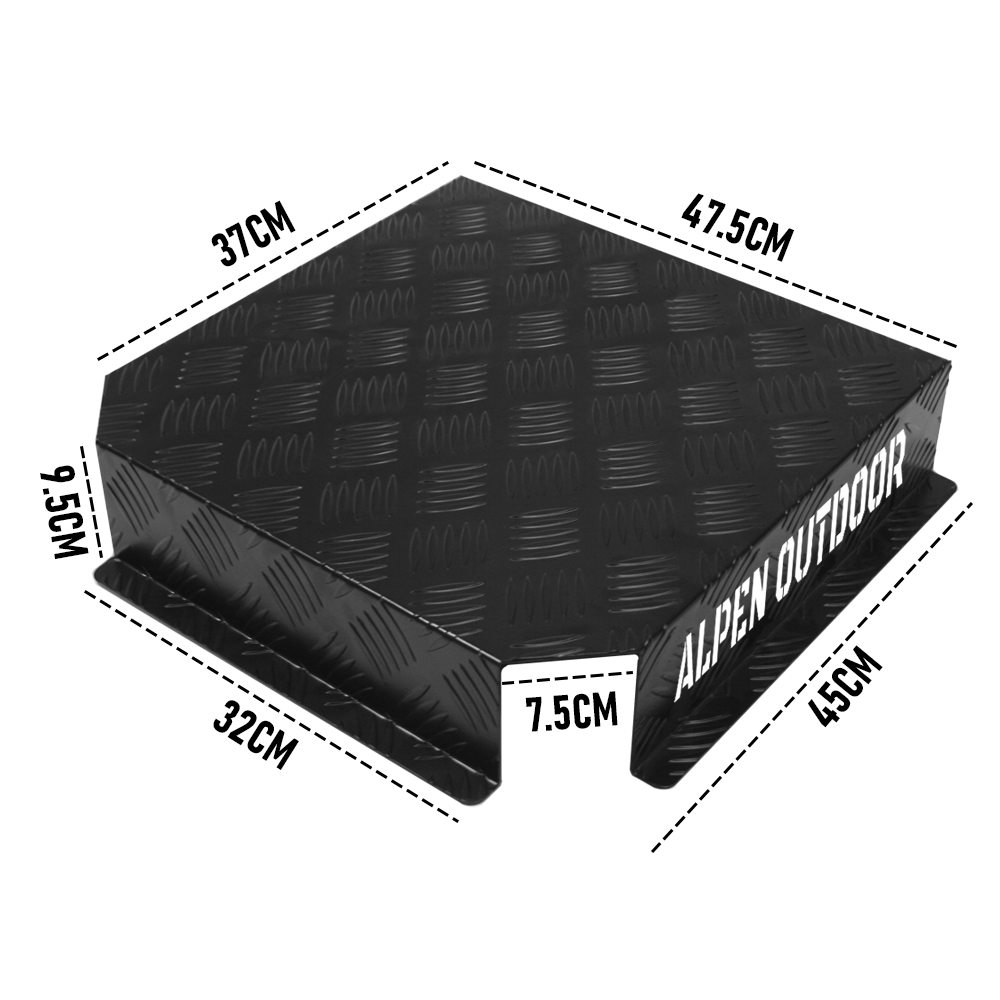 Premium Aluminium Diesel Heater Tank Cover - Black, 10L/15L