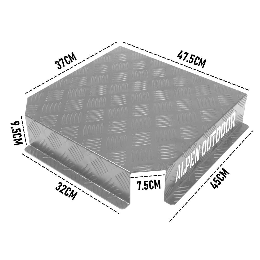 Premium Aluminium Diesel Heater Tank Cover - Silver, 10L/15L
