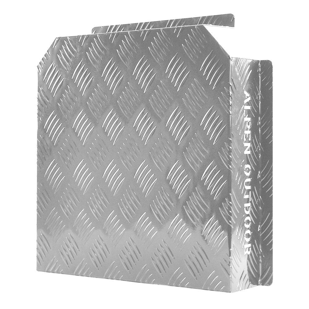 Premium Aluminium Diesel Heater Tank Cover - Silver, 10L/15L