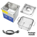 Premium 2L Stainless Steel Ultrasonic Cleaner with Digital Timer and Heater