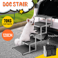 Premium Folding 5-Step Dog Stair Aluminium Ramp - 70kg Load