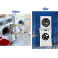 Premium Dryer Stand – White 100kg for Front Loading Washing Machine