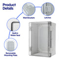 Premium IP66 Waterproof ABS Electrical Junction Box 30x20x17cm