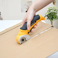 Premium Cordless Electric Scissors – Yellow 4.2V Rechargeable Cutter with Safety Lock