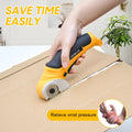 Premium Cordless Electric Scissors – Yellow 4.2V Rechargeable Cutter with Safety Lock