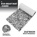 Premium EVA Boat Flooring Mat - Camo, 240 x 90cm