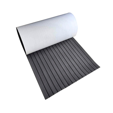 Premium EVA Boat Flooring Mat - Dark Grey, 240 x 90cm