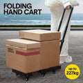 Premium 6-Wheel Folding Hand Truck with Telescoping Handle - 227kg
